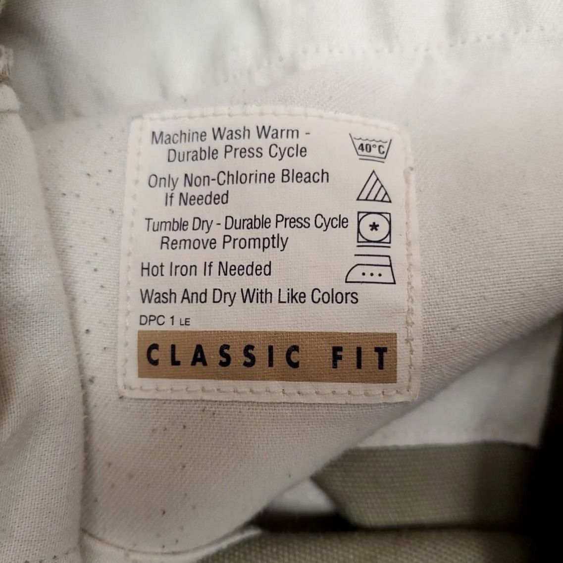 Dockers VTG Dockers Pants Mens 36x32 Chino Pleated Cotton Canvas Beige 100% Cotton Casual 90s Mens Size US 36 / EU 52 - 6 Thumbnail