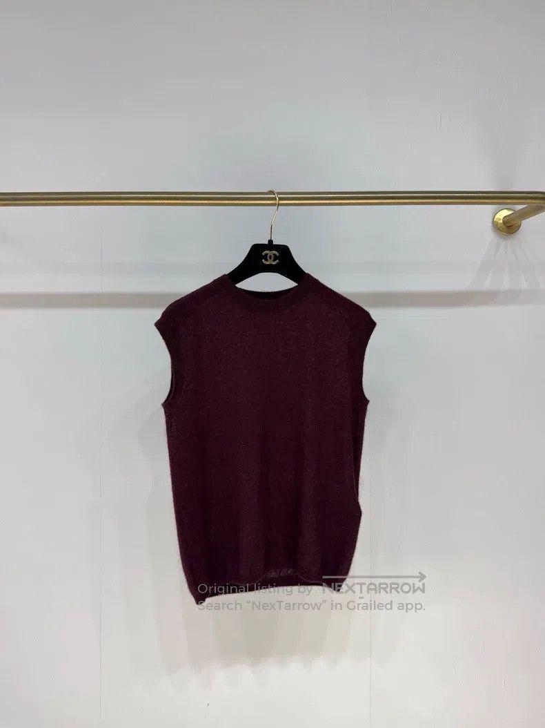 Loro Piana Loro Piana 24FW Autumn/Winter Pomegranate Red Silk Cashmer Size XS / US 0-2 / IT 36-38 - 1 Thumbnail