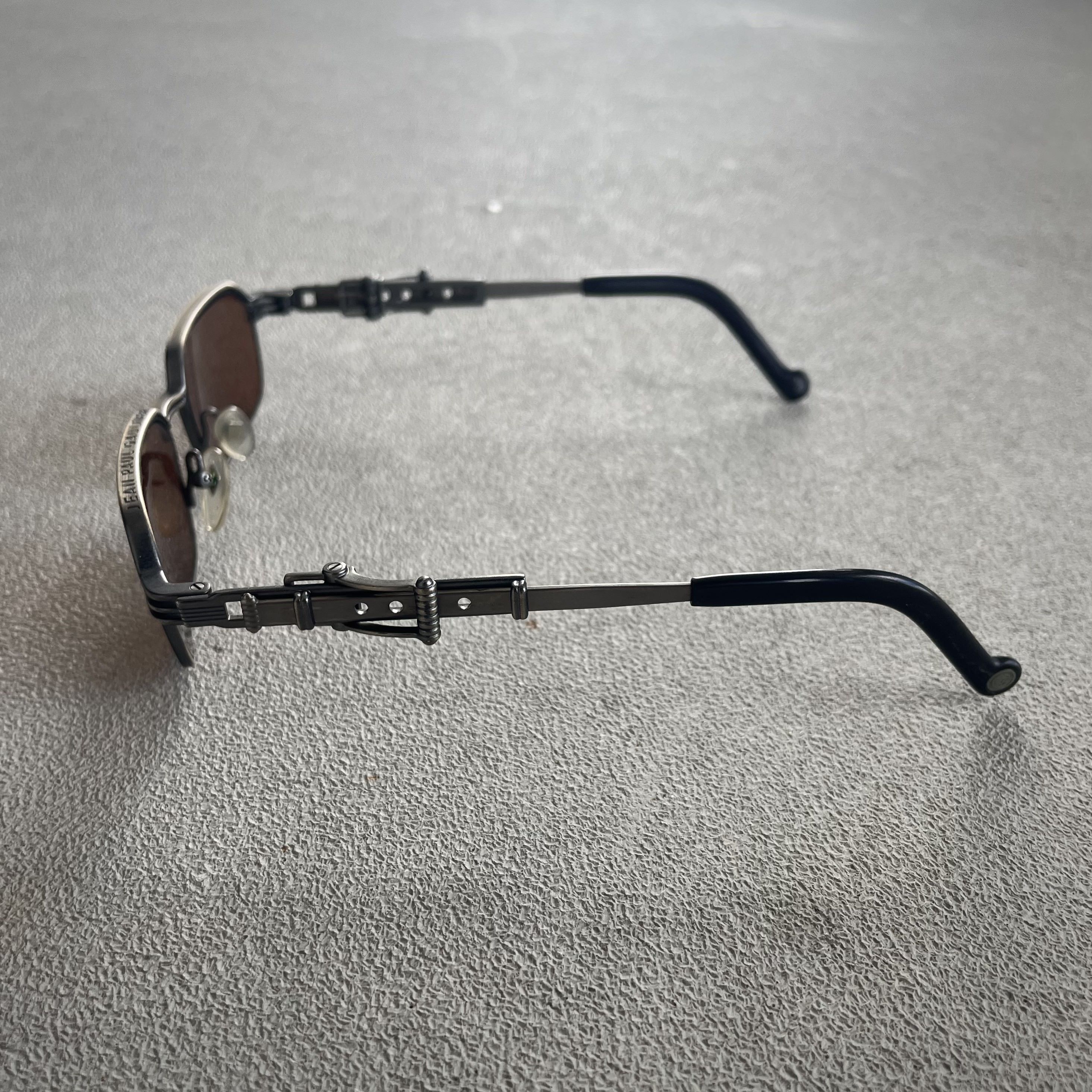Jean Paul Gaultier Rectangular Belt Buckle Sunglasses Size ONE SIZE - 2 Thumbnail