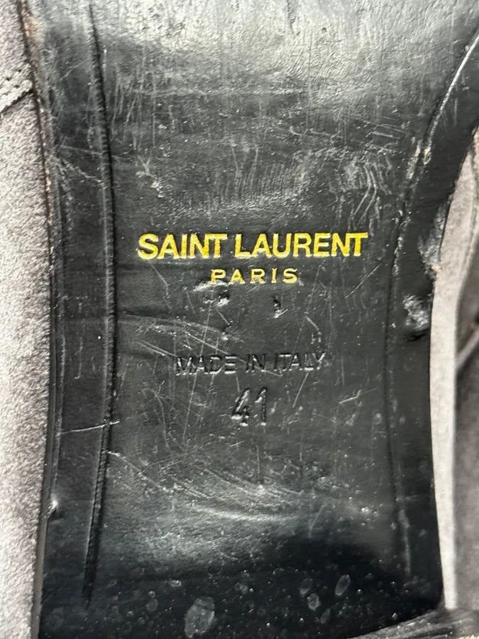Saint Laurent Paris Saint Laurent Grey Suede Jodhpur Boots Size US 8 / EU 41 - 7 Thumbnail