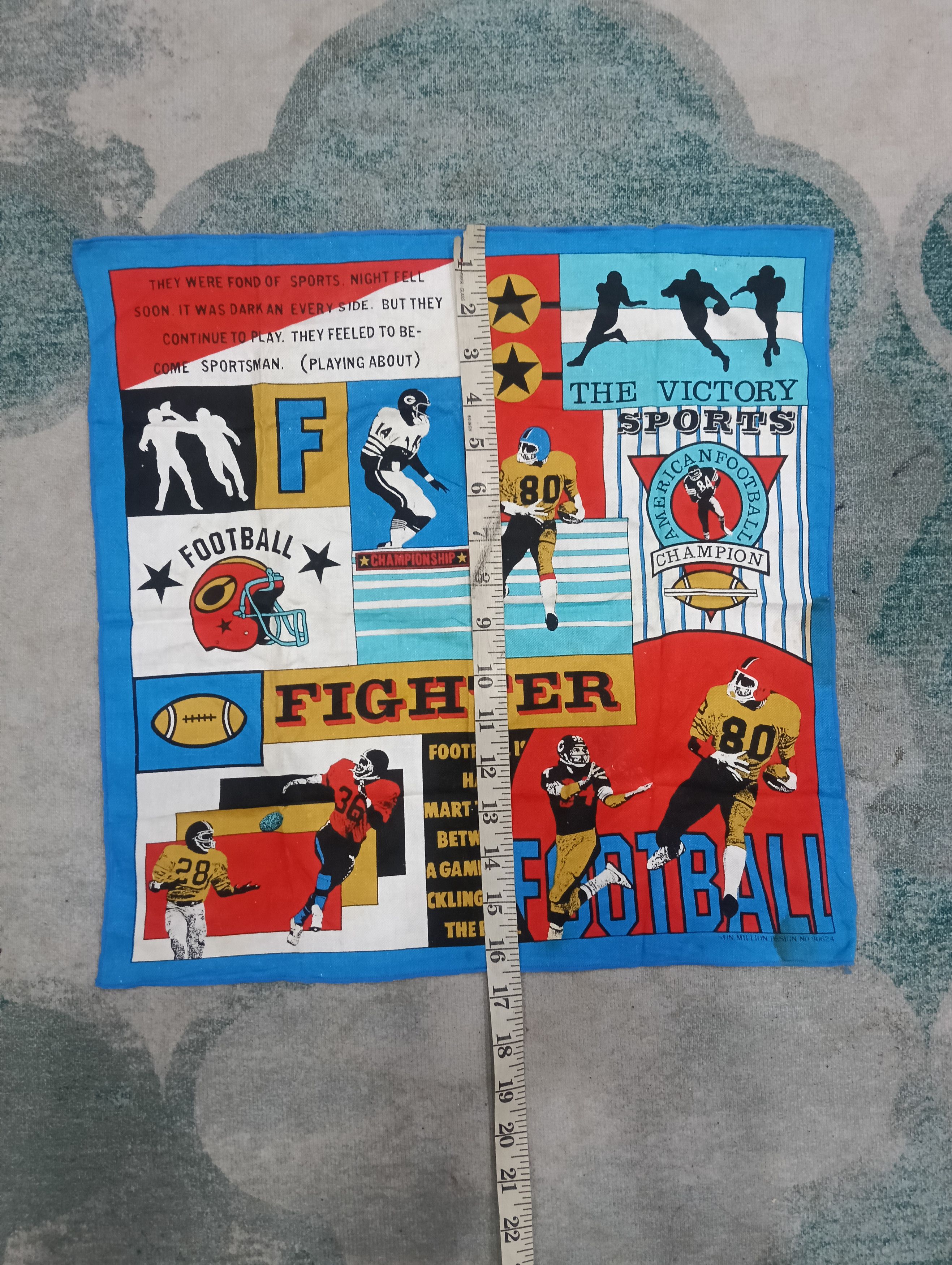 Vintage Vintage American Football Handkerchief/Neckerchief/Bandanna Size ONE SIZE - 8 Thumbnail