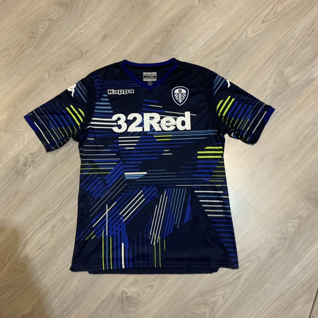 Kappa Kappa Leeds United 2018 2019 Away Shirt Football Jersey XL Size US XL / EU 56 / 4 - 2 Thumbnail
