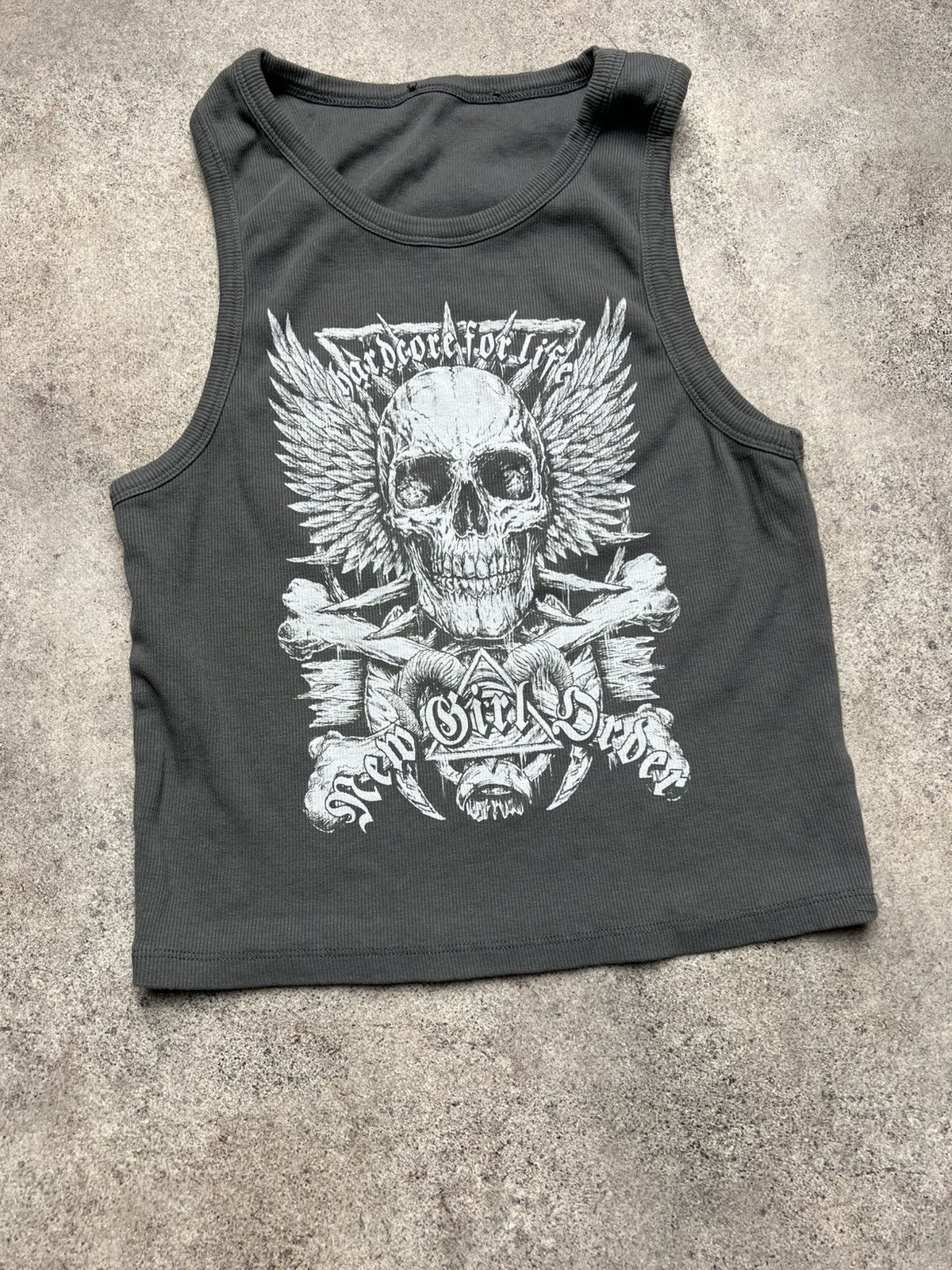Japanese Brand New girl order skull punk tank top Size S / US 4 / IT 40 - 2 Thumbnail