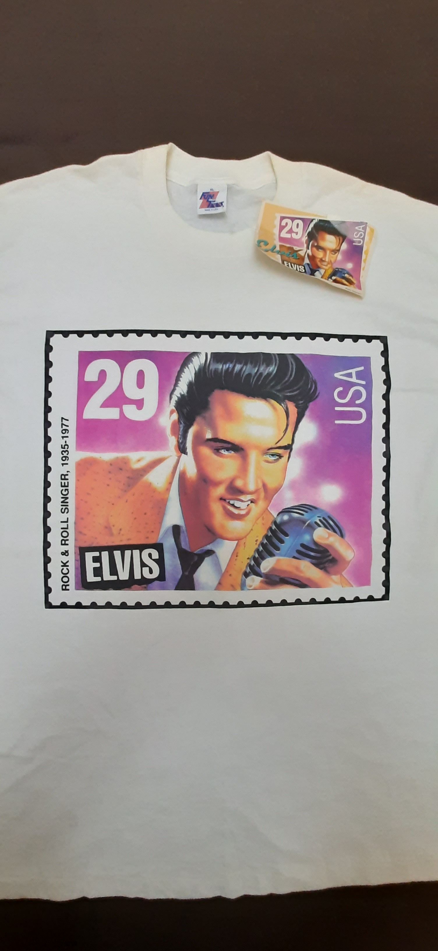 Vintage Vintage 1992 Elvis Presley T Shirt Size US XL / EU 56 / 4 - 4 Thumbnail
