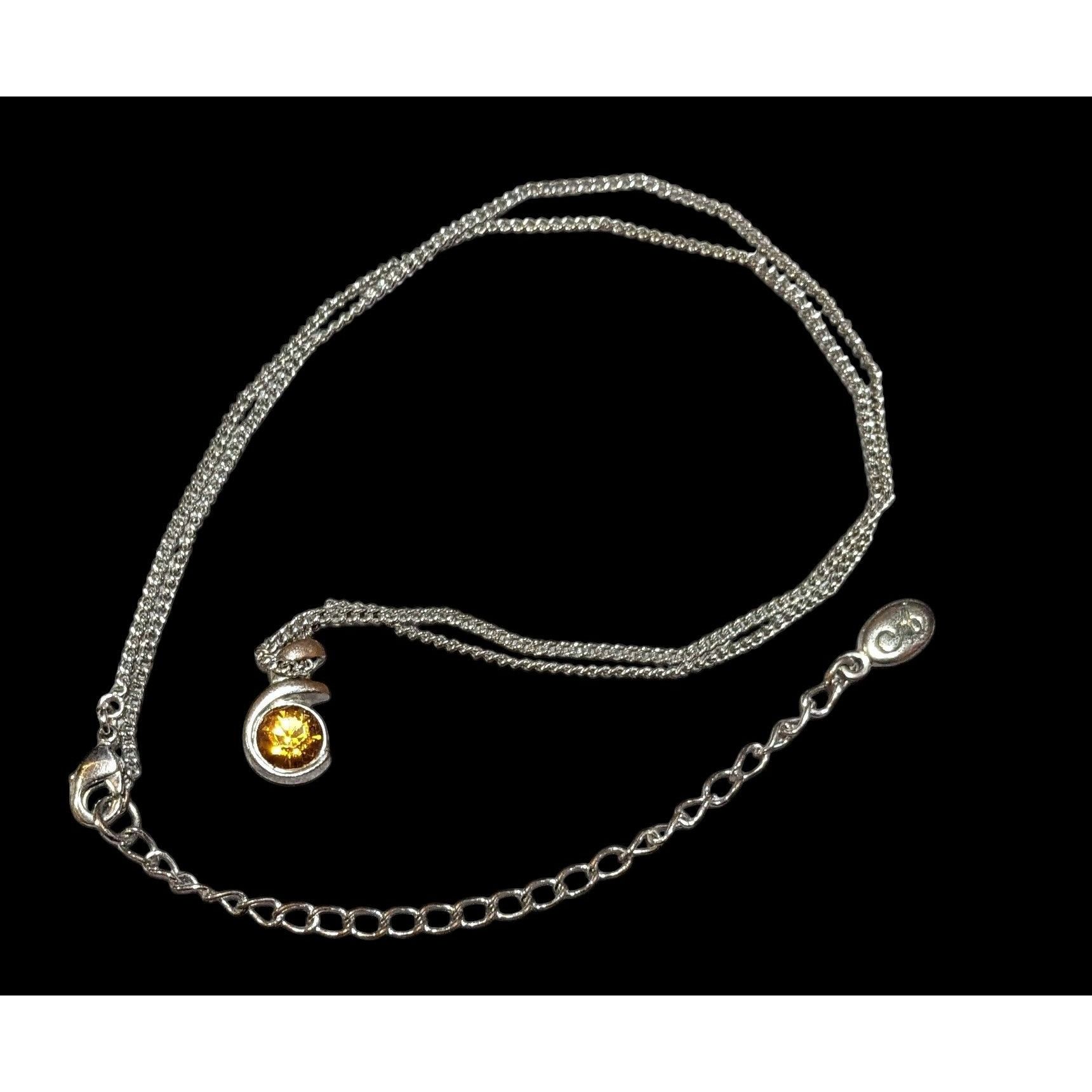 Other Annaleece by DeVries Topaz Swarovski November Birthday Penda Size ONE SIZE - 1 Thumbnail