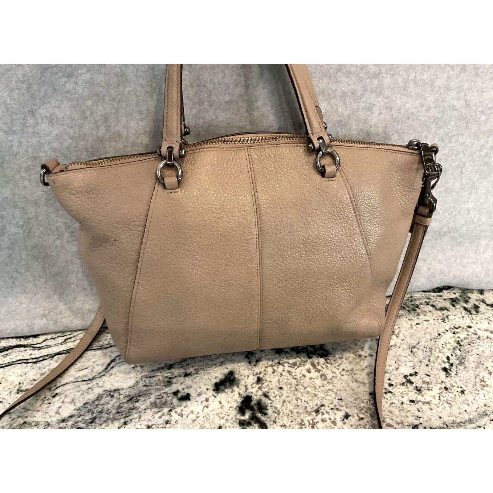 Coach Prairie Tan Leather 79997 Satchel Crossbody Shoulder Bag 