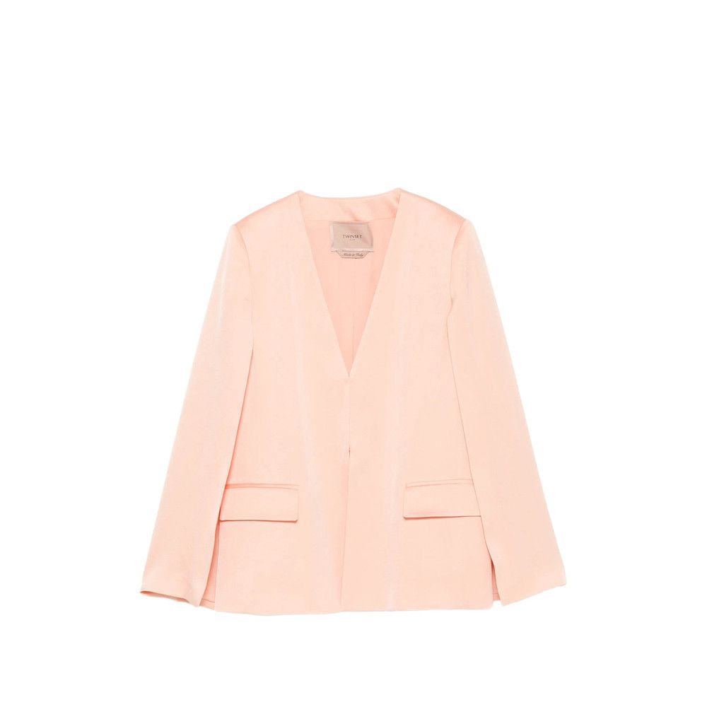 TWINSET Twinset ORANGE Jackets - Blazers Size S / US 4 / IT 40 - 1 Thumbnail