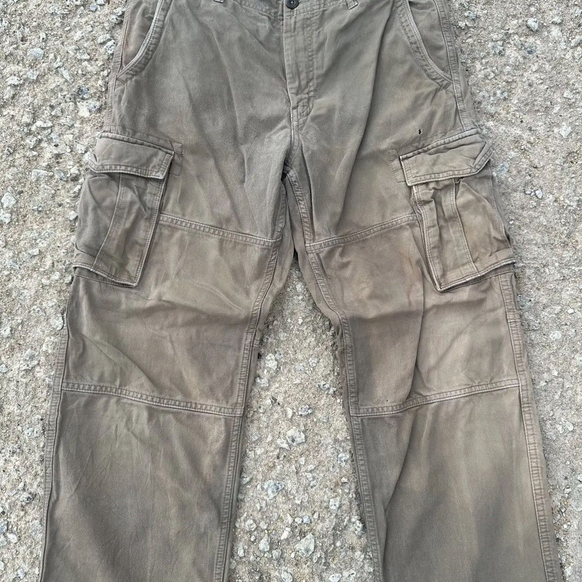 Jungles VINTAGE DOUBLEKNEE TACTICAL FADED UNIQLO JAPANESE CARGO PANT Size US 32 / EU 48 - 2 Thumbnail