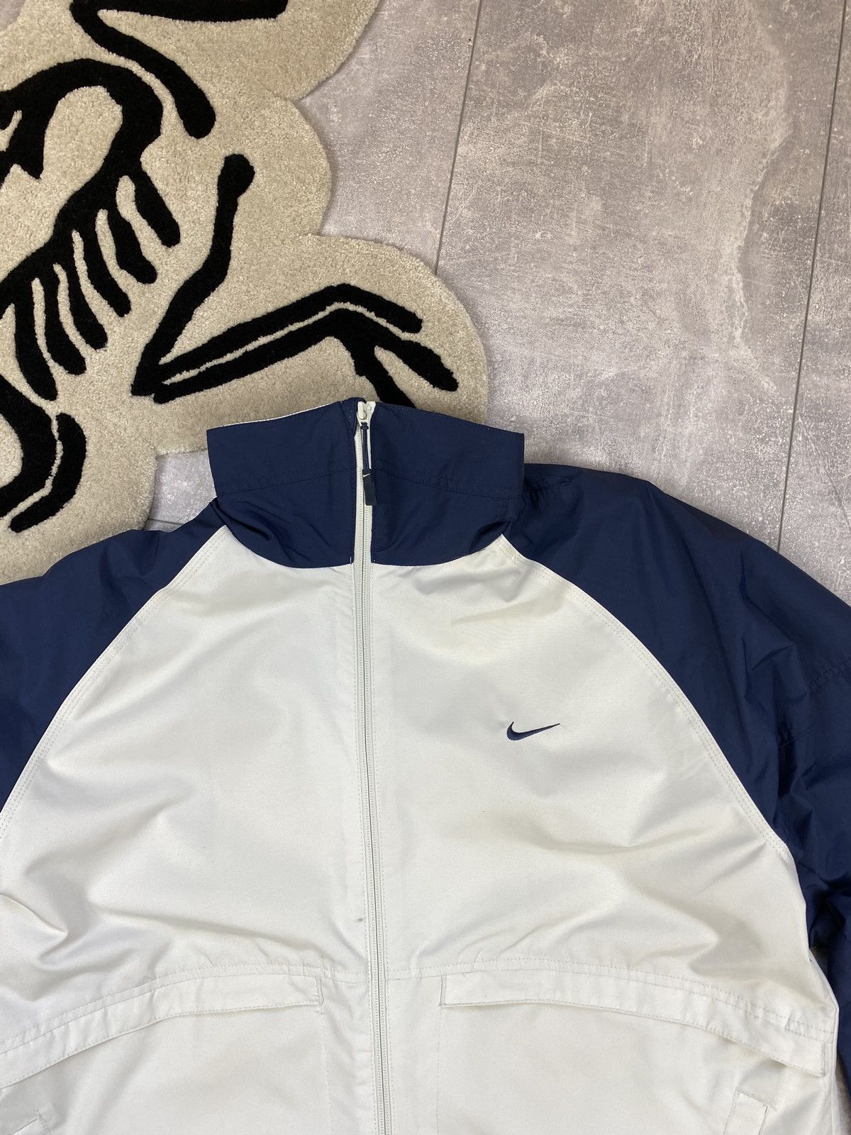Nike × Vintage Mens Vintage Nike Air Track Light Zip Up Jacket Opium Y2K Size US M / EU 48-50 / 2 - 20 Thumbnail