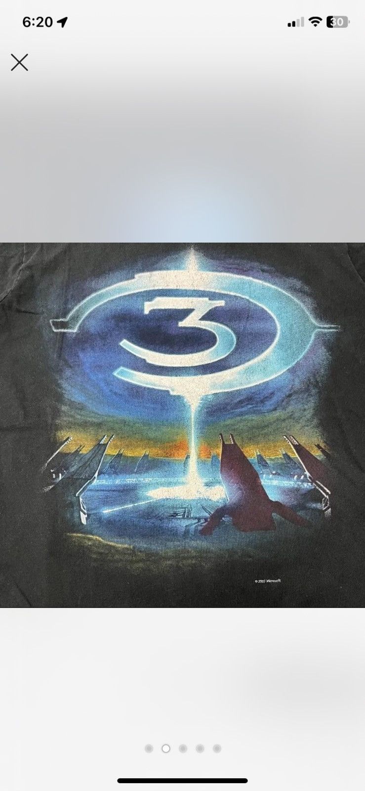 Halo × Vintage 2007 Halo 3 Xbox 360 The Storm T-Shirt Large Size US L / EU 52-54 / 3 - 2 Thumbnail