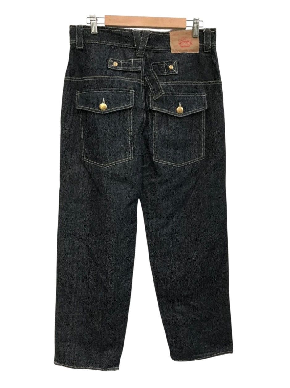 Japanese Brand Octopus Army Streetwear Buckle Back Denim Pants Size US 32 / EU 48 - 1 Thumbnail