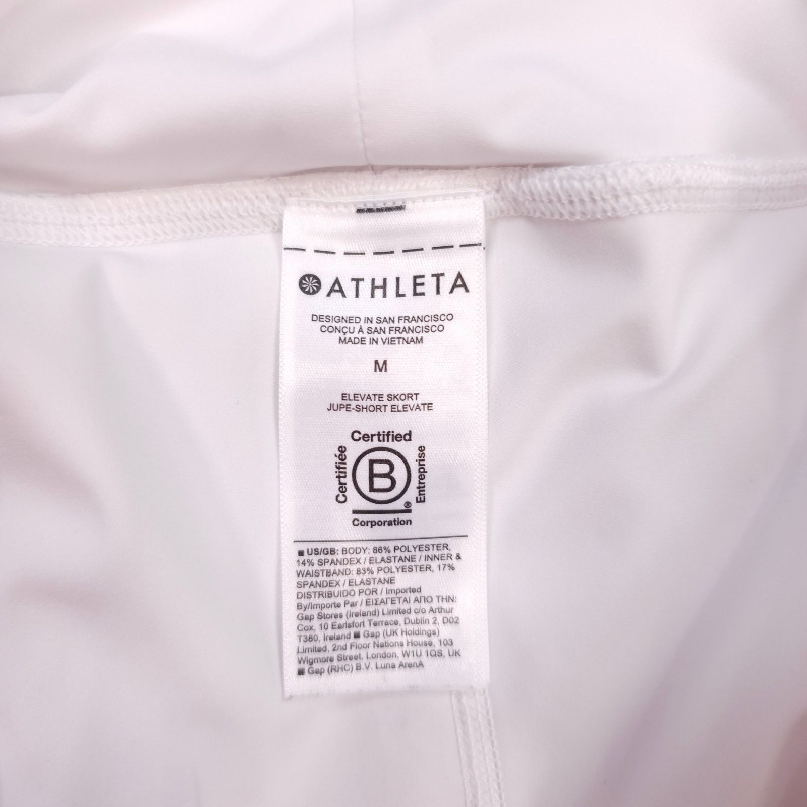 Athleta Athleta Elevate Skort White Sz Medium Size 30" / US 8 / IT 44 - 8 Thumbnail
