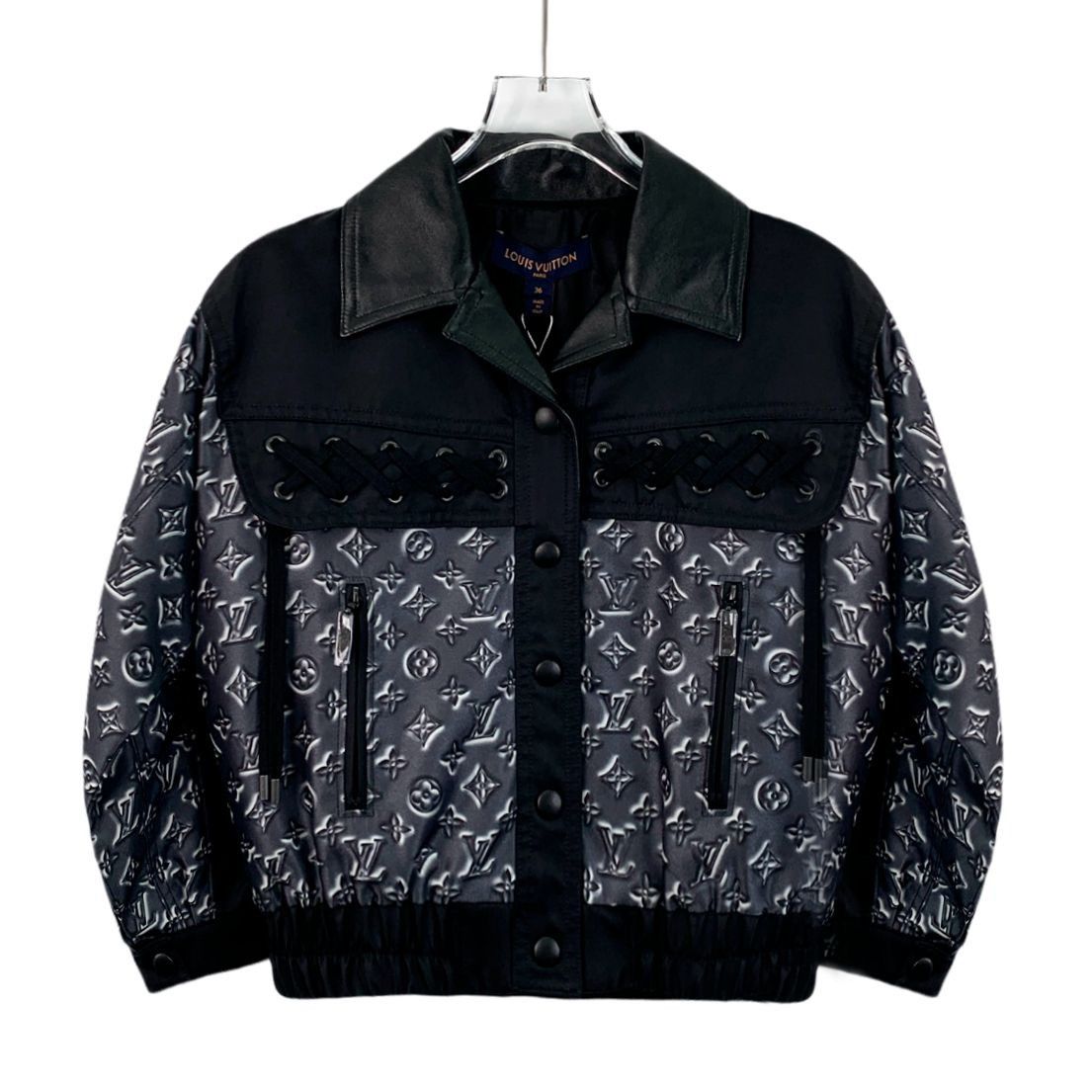 Louis Vuitton Louis Vuitton Monogram Patchwork Logo Print Zip-Up Jacket (S Size XS / US 0-2 / IT 36-38 - 1 Thumbnail