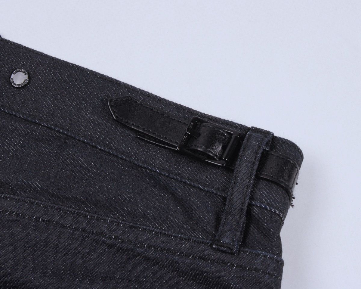 Burberry × Designer BURBERRY London Steadman Dark Blue Jeans Leather Metal Logo Size US 28 / EU 44 - 18 Thumbnail
