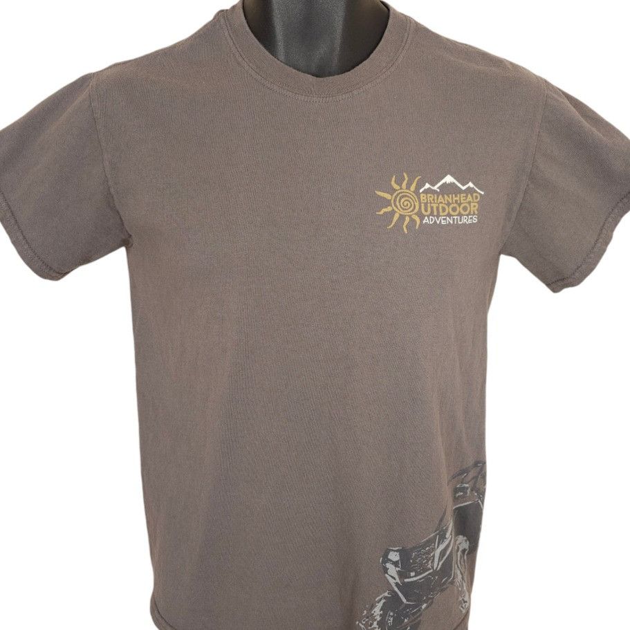 Gildan Brian Head Utah T Shirt Mens Size Small Brown Outdoor Size US S / EU 44-46 / 1 - 6 Thumbnail
