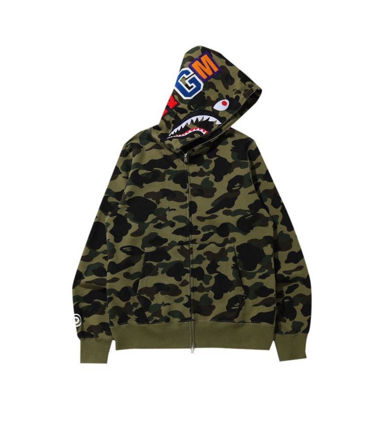 Bape BAPE 1st Camo Shark Hoodie Size US M / EU 48-50 / 2 - 1 Thumbnail