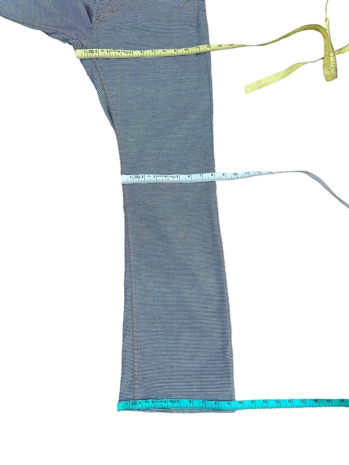 wjk U.U Japan Horizontal Striped Pant Flare Jeans Size US 31 - 4 Thumbnail