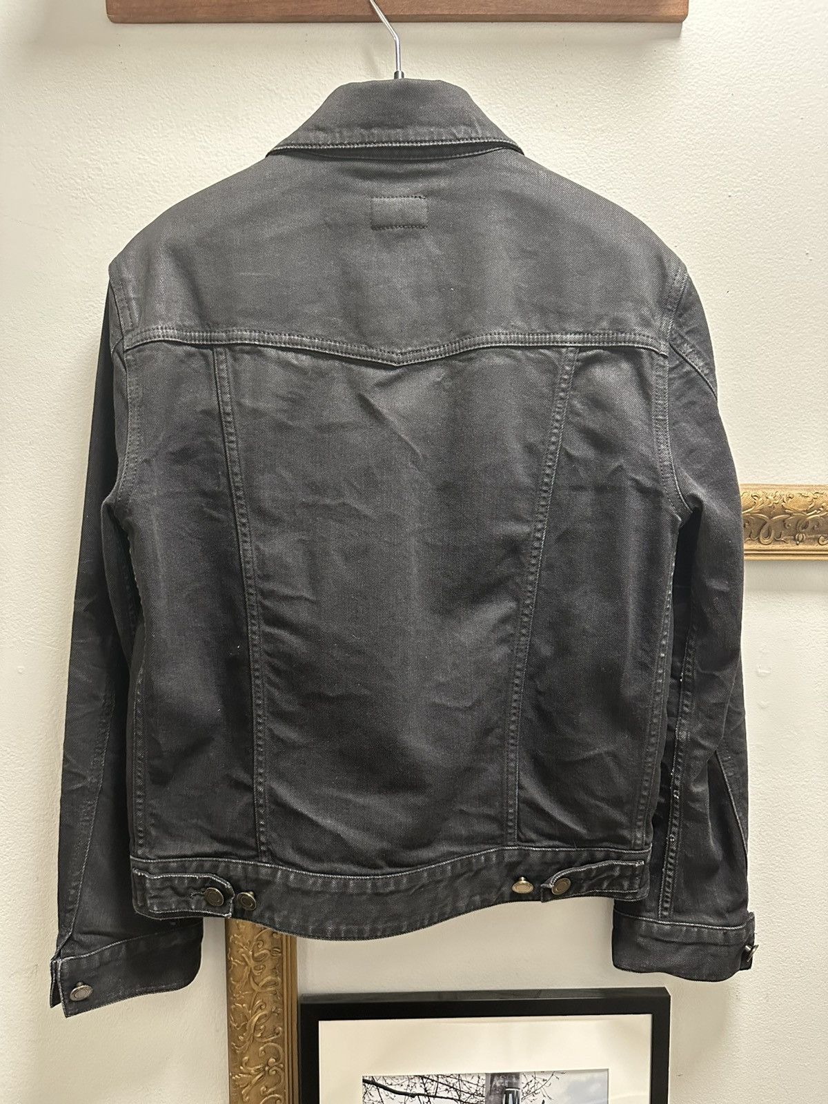 Saint Laurent Paris Saint Laurent Coated Denim jacket Size US XS / EU 42 / 0 - 6 Thumbnail