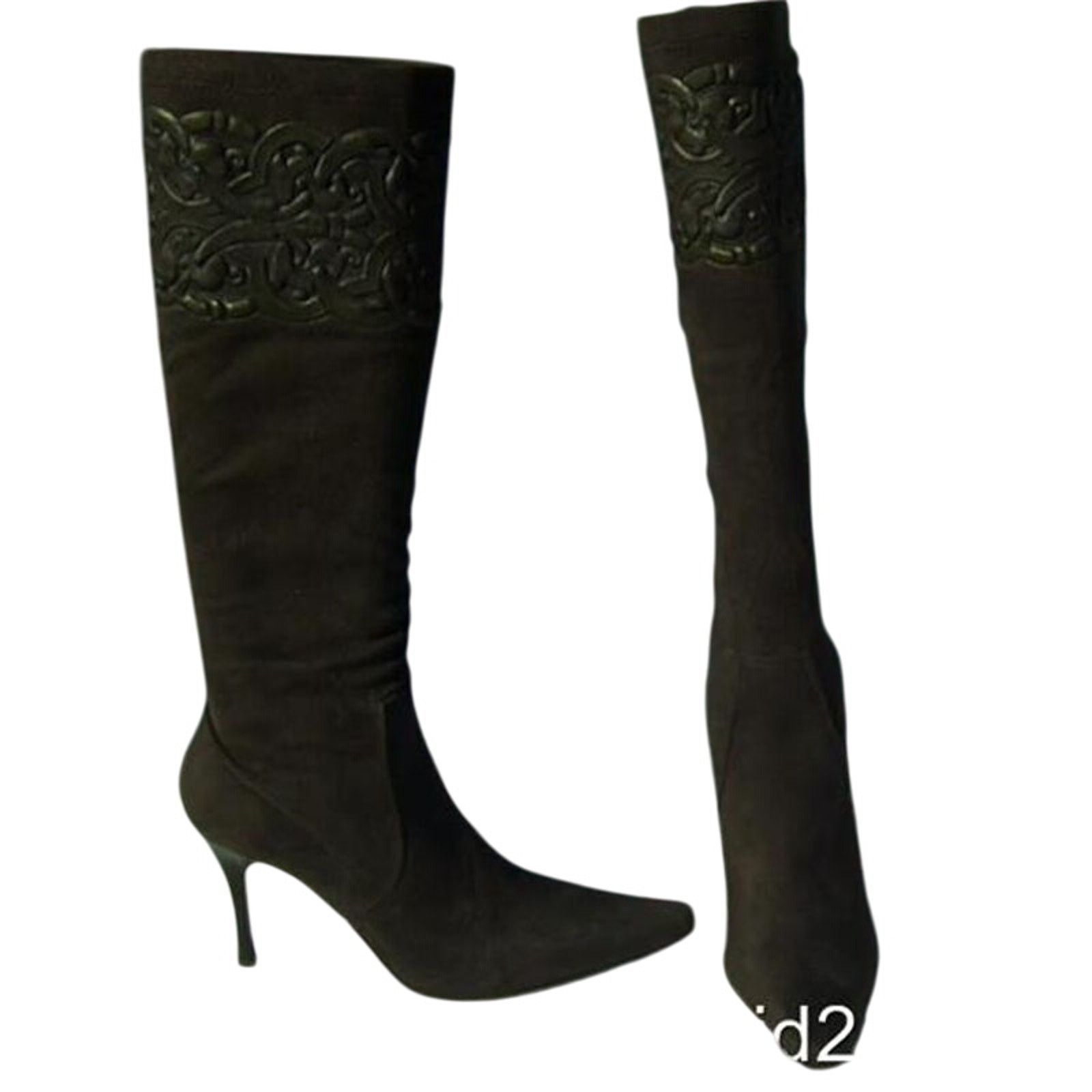 Donald Pliner Donald Pliner Couture Stretch Suede Leather Boot NWT $465 Size US 6.5 / IT 36.5 - 5 Thumbnail