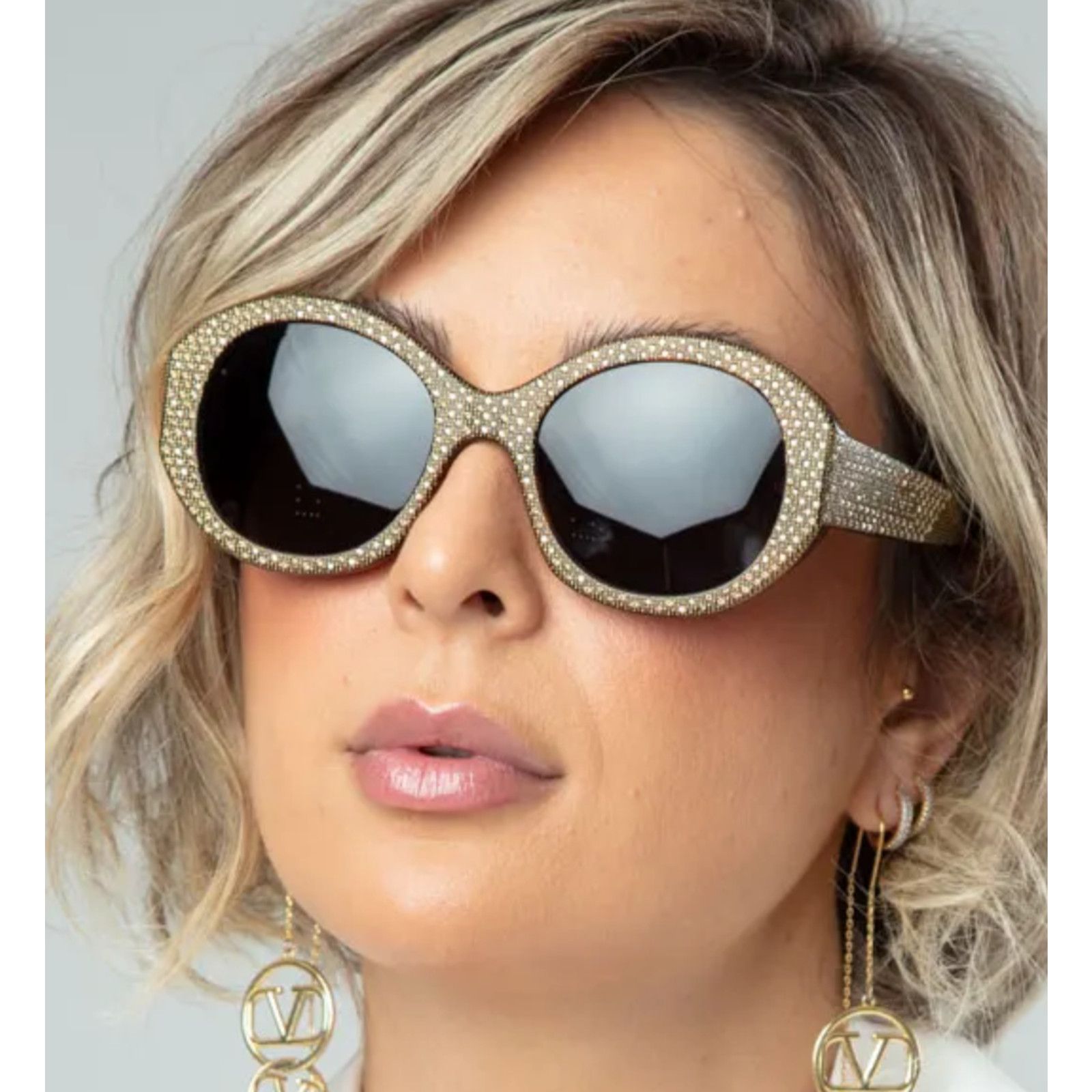 Celine NEW Celine CL4240IS Brown Crystal Sunglasses $1050 Size ONE SIZE - 4 Thumbnail
