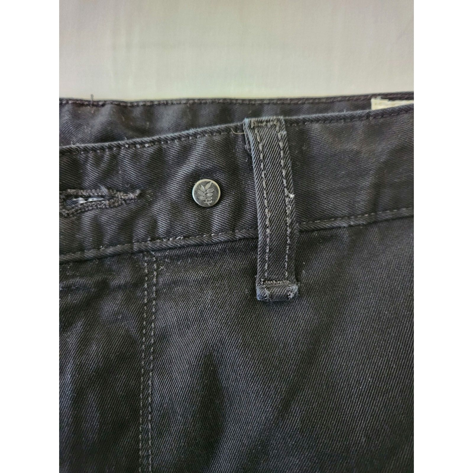 Rag & Bone Rag & Bone New York Mens Slim Black Straight Leg Pants 33 Size US 33 - 6 Thumbnail