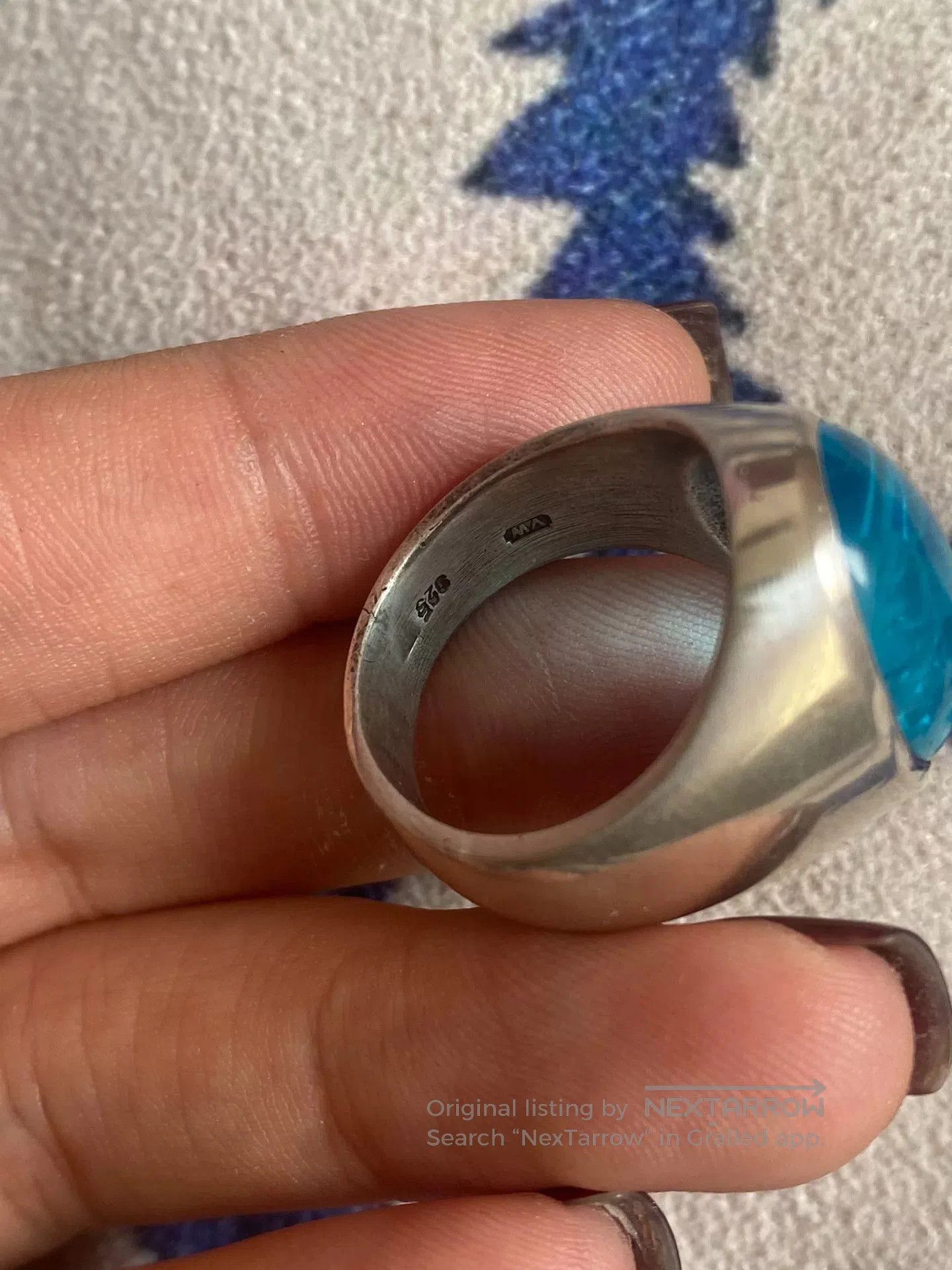 Vivienne Westwood vivienne westwood blue illusion ring. Size ONE SIZE - 7 Thumbnail