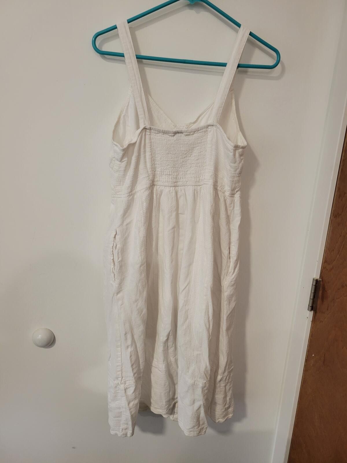 Other Universal Thread White Button-Front Midi Dress Medium Size M / US 6-8 / IT 42-44 - 5 Thumbnail