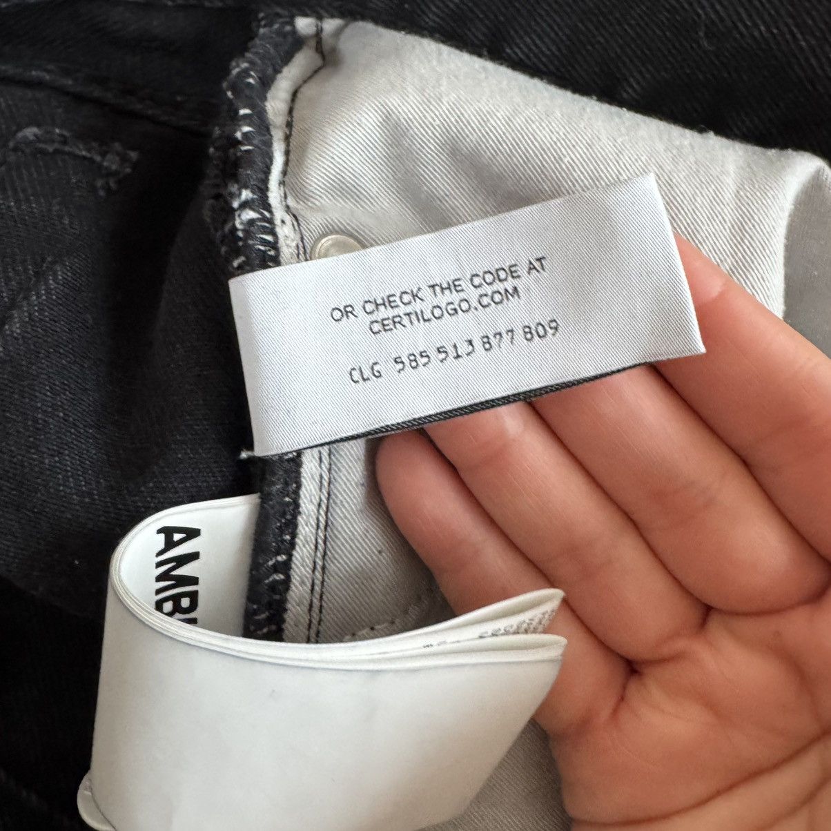 Ambush Design AMBUSH Black Denim Jeans Size US 32 / EU 48 - 10 Thumbnail