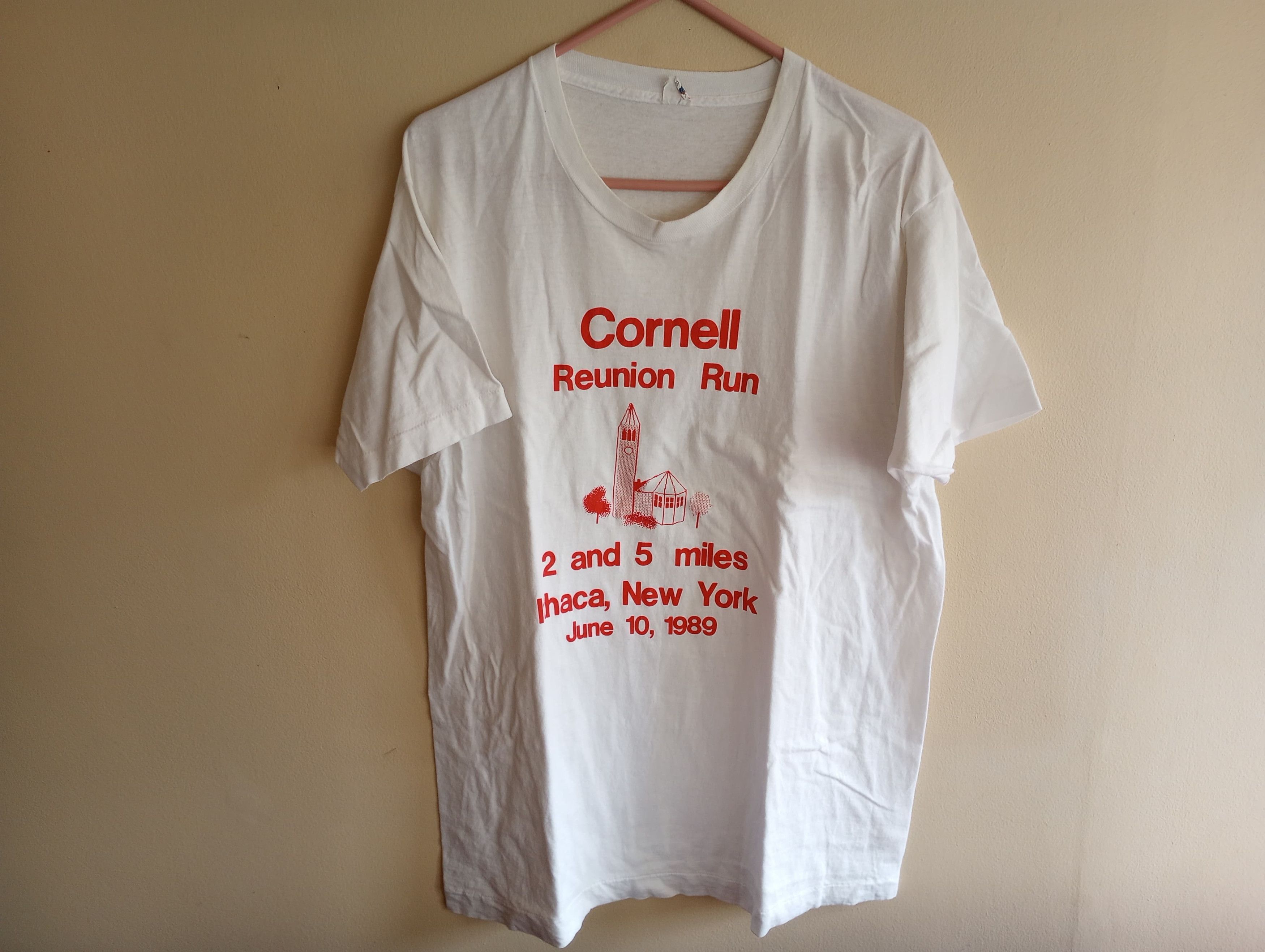 Other Vintage Cornell Marathon T-Shirt Size US M / EU 48-50 / 2 - 1 Thumbnail