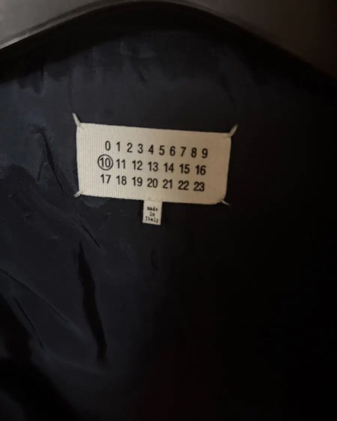 Maison Margiela Maison Margiela Painted Navy Bomber Jacket Size US S / EU 44-46 / 1 - 3 Thumbnail