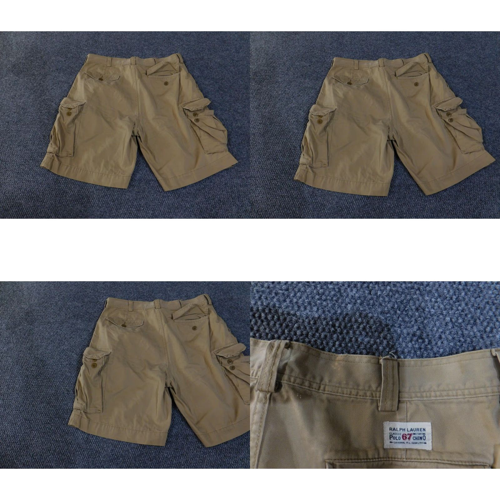 Polo Ralph Lauren Polo Ralph Lauren Cargo Shorts Mens 38 Khaki Classic Polo 67 Chino Multi Pocket Shirt? Size US M / EU 48-50 / 2 - 9 Thumbnail