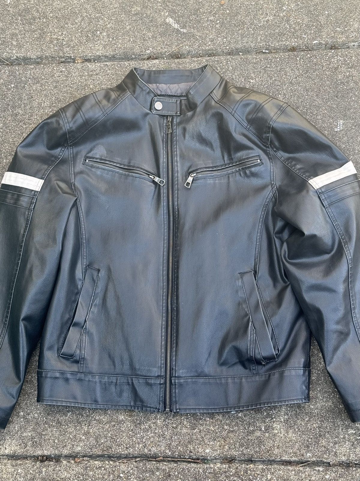 Other VINTAGE LEATHER MOTO JACKET Size US M / EU 48-50 / 2 - 1 Thumbnail
