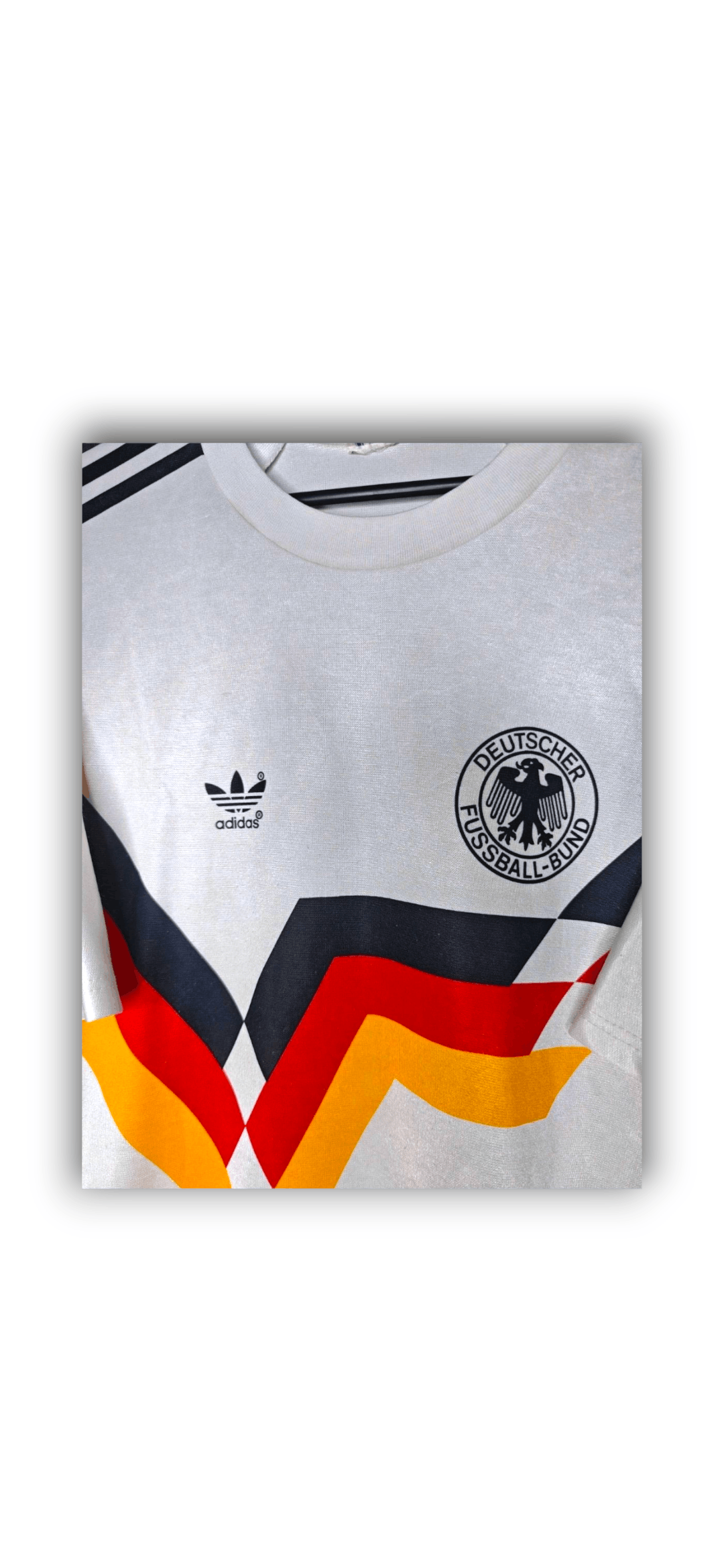 Adidas Germany 1988 1989 1990 Home Shirt Jersey Size US XL / EU 56 / 4 - 5 Thumbnail