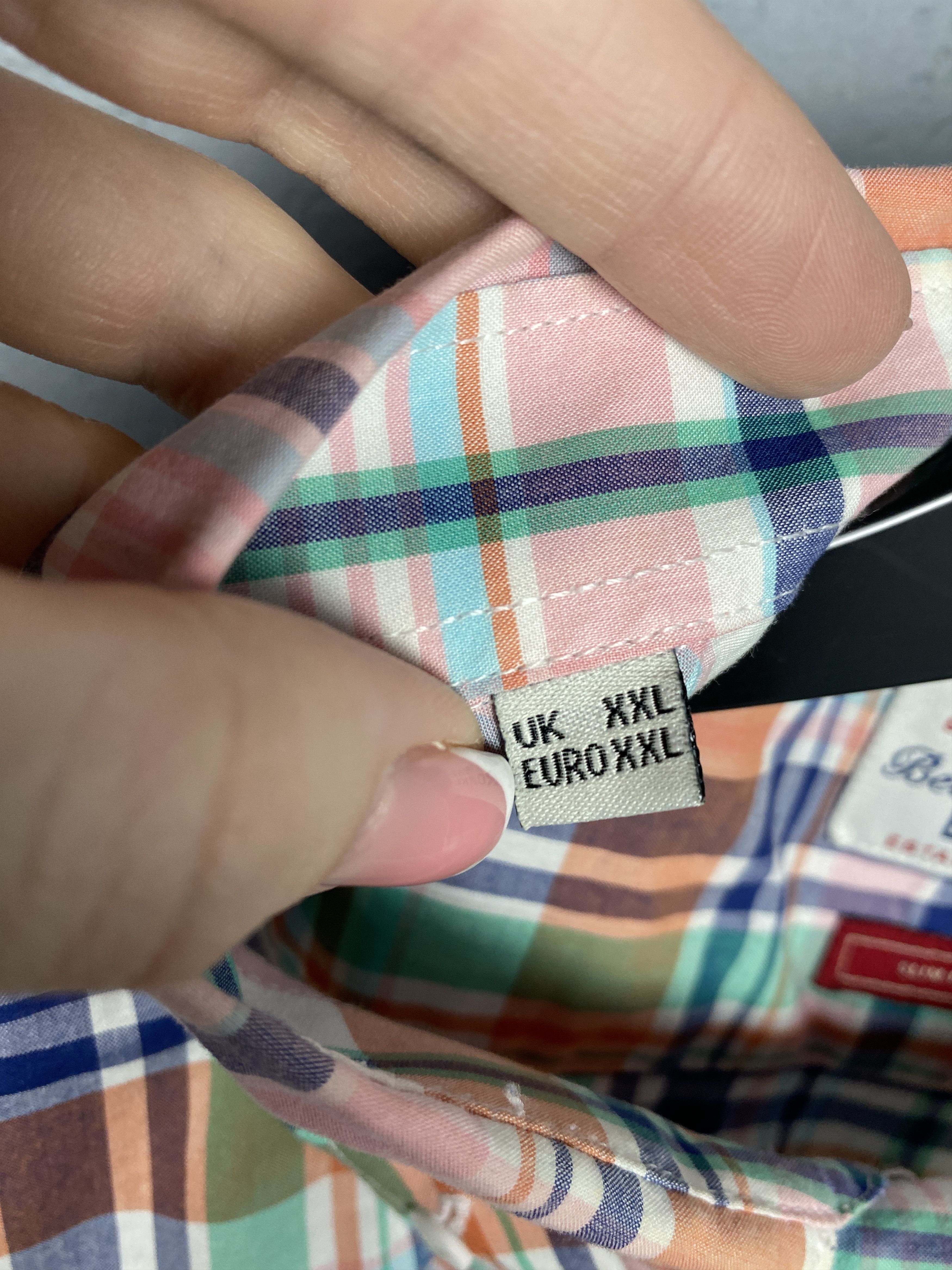 Barbour × Flannel Barbour Biggin Mens Long Sleeve Plaid Shirt Size US XXL / EU 58 / 5 - 5 Thumbnail