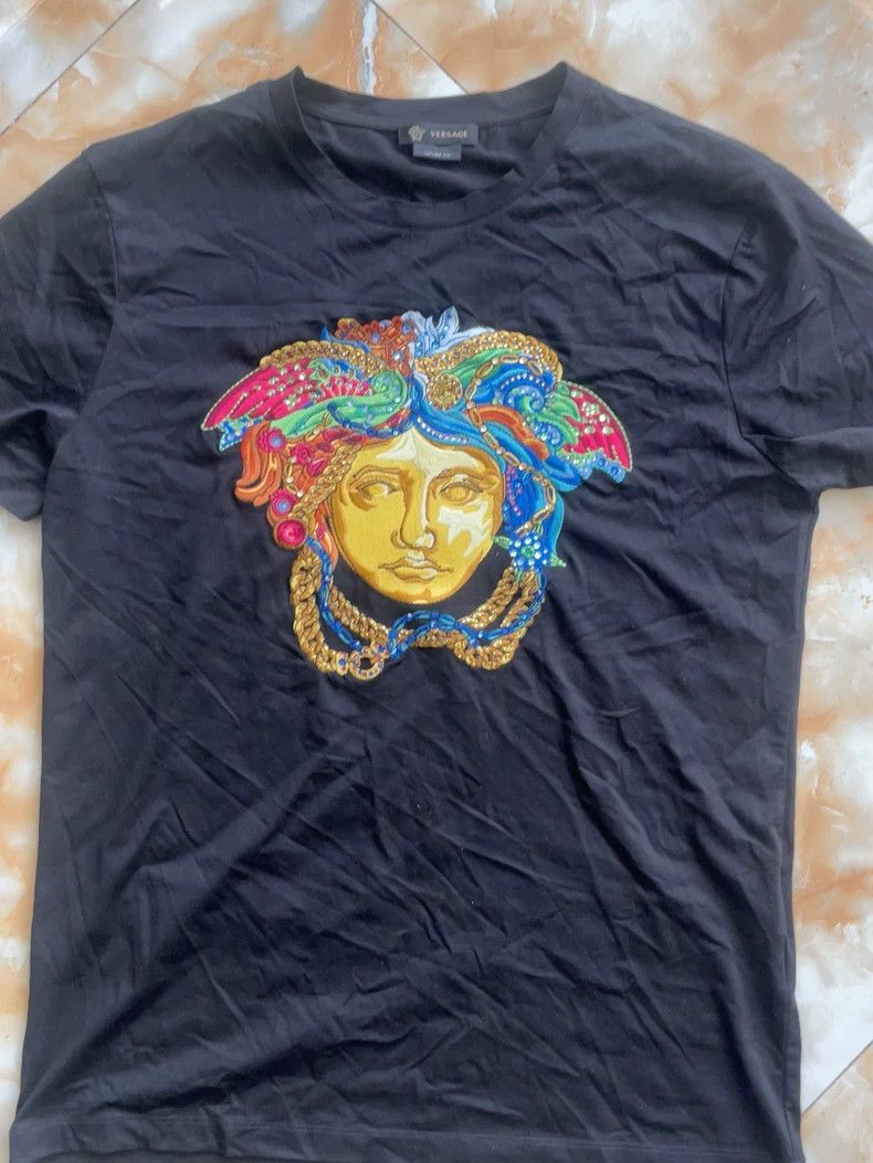 Versace Versace Medusa embroidered T-shirt Size US L / EU 52-54 / 3 - 1 Thumbnail