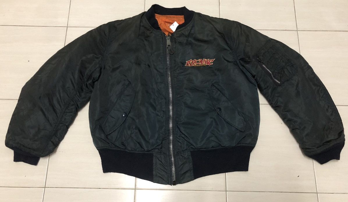 Atomic Vtg jacket bomber atomic garage alpha industries Size US XL / EU 56 / 4 - 1 Thumbnail