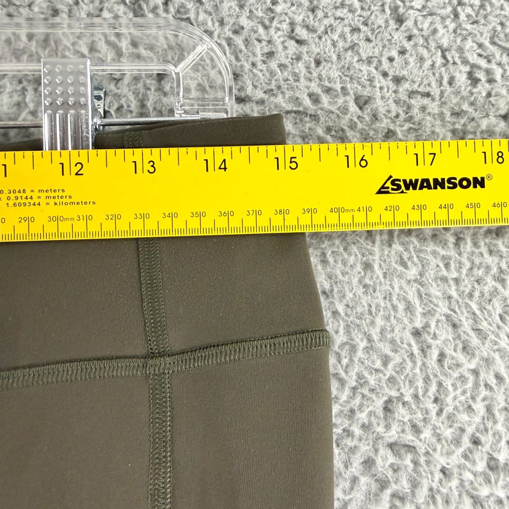 Lululemon VINTAGE Lululemon Pace Revival Crop Leggings Womens 8 Green Pull On Luxtreme Yoga Size 30" / US 8 / IT 44 - 4 Thumbnail