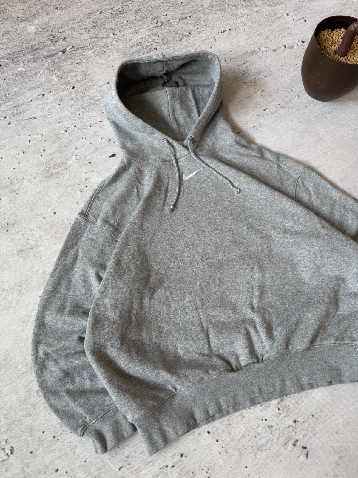 Nike × Vintage NIKE VINTAGE 00s y2k OVERSIZE BAGGY HOODIE CENTER LOGO Size US S / EU 44-46 / 1 - 2 Thumbnail