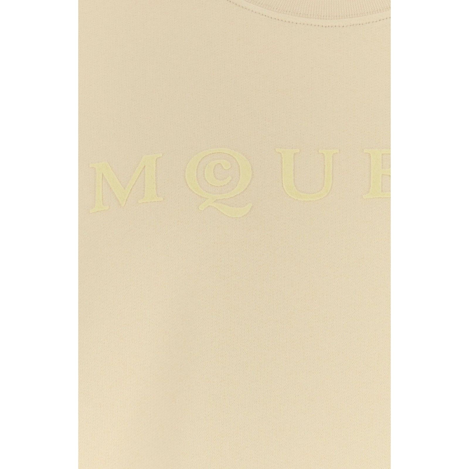 Alexander McQueen ALEXANDER MCQUEEN Cream Cotton Sweatshirt New & Authentic (M Size US M / EU 48-50 / 2 - 3 Thumbnail