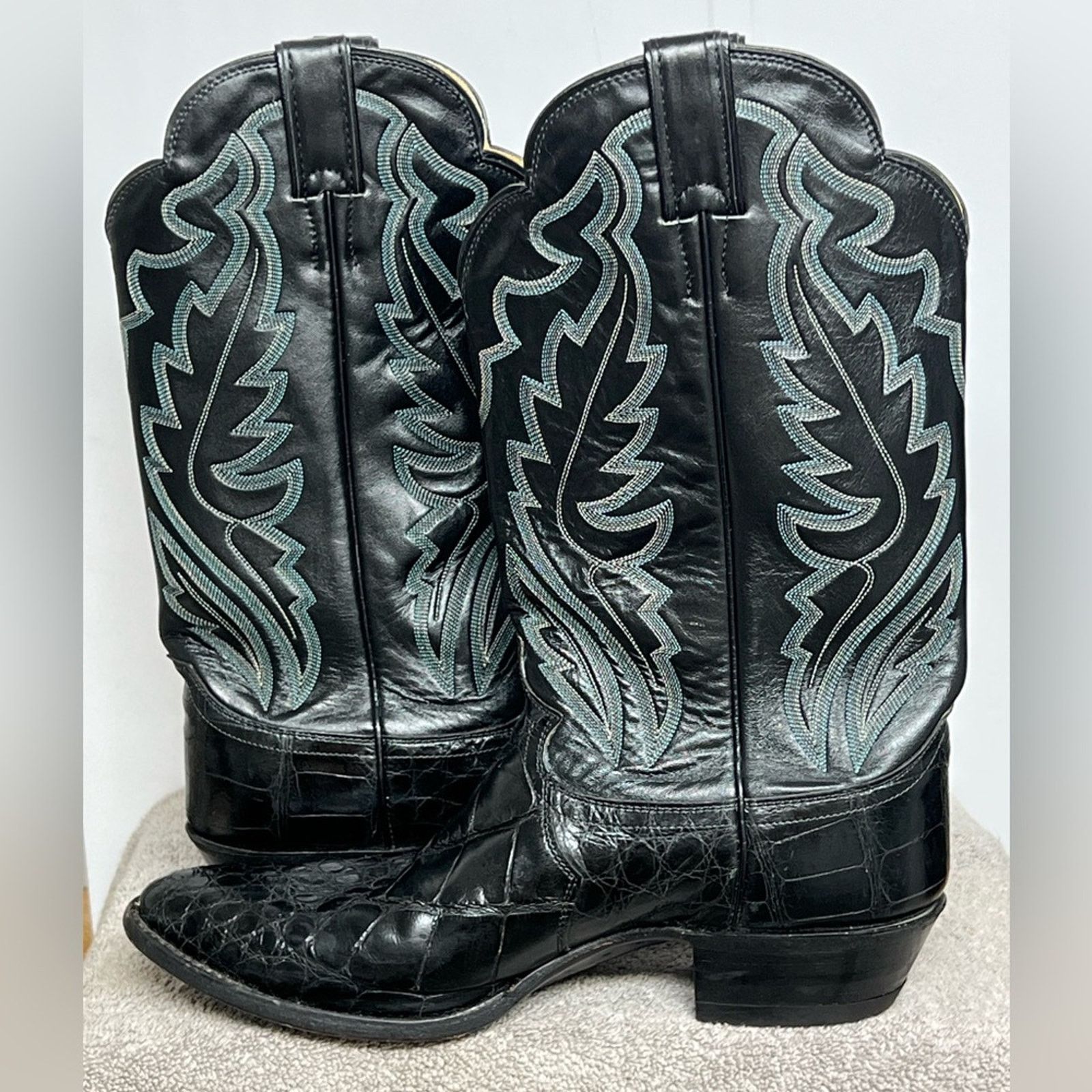 Justin Boots Vintage 80’s Justin Alligator Boots Walking Dead Rick Grimes Size US 11 / EU 44 - 7 Thumbnail