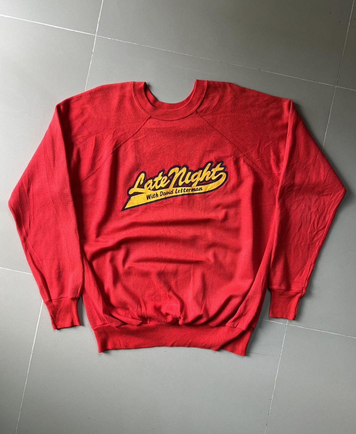 Vintage 70-80s Orange Crewneck Size US M / EU 48-50 / 2 - 1 Thumbnail