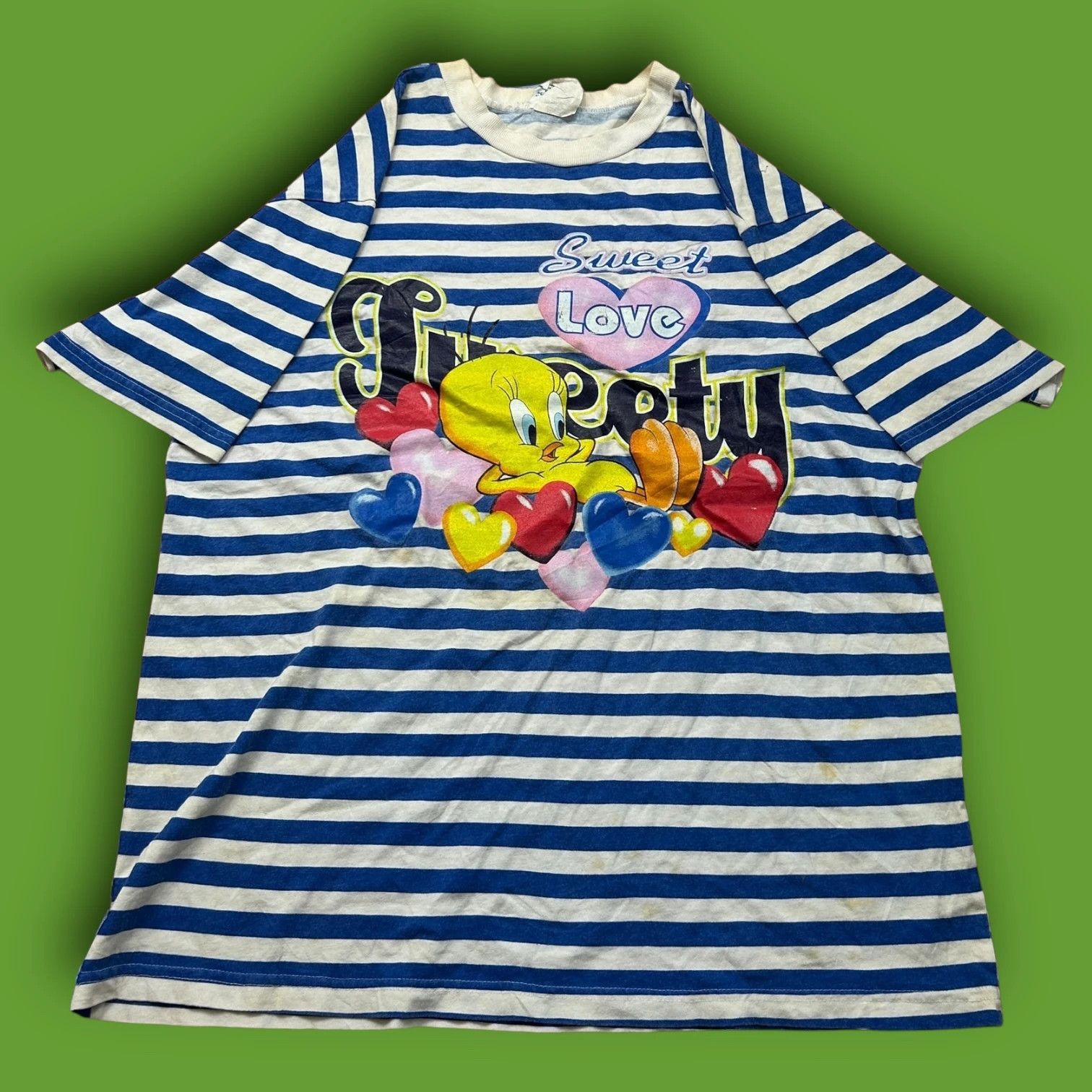 Vintage Vintage 90s Looney Tunes Tweetie Pie Single Stitch T Shirt Size US M / EU 48-50 / 2 - 2 Thumbnail