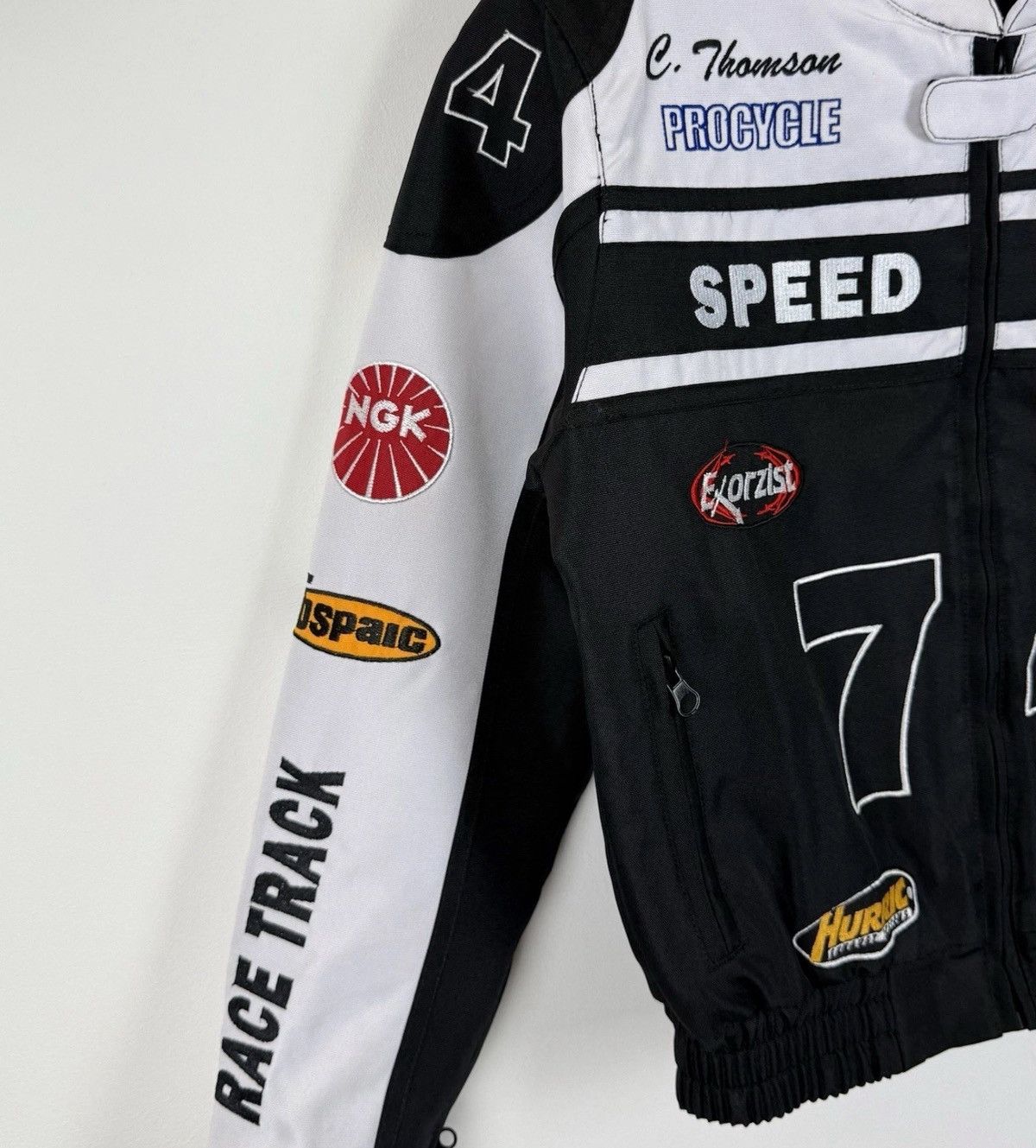 Other Fast Lane Speed Rider Freak Racing Crew Jacket Boy’s Size M Size US XXS / EU 40 - 3 Thumbnail