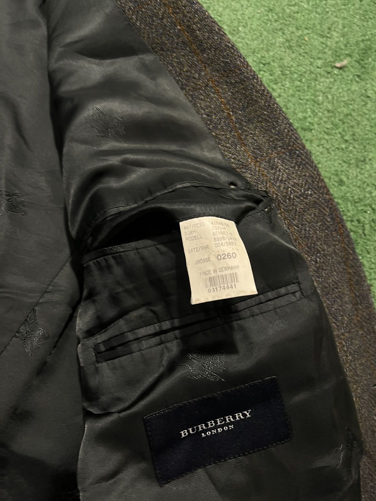 Burberry Burberry London Wool Jacket Size 50R - 5 Thumbnail