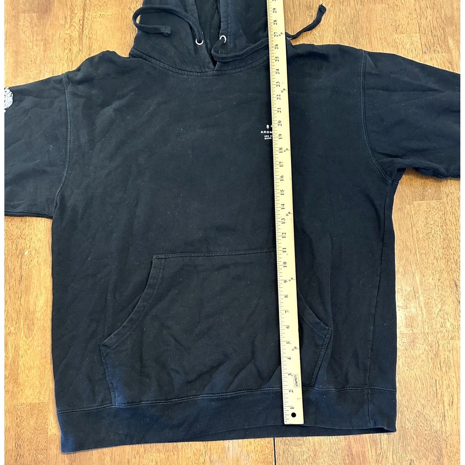 Vintage Akomplice Hoodie Sweatshirt Large Flag Third Eye Open Made In Love L Black Mens Size US L / EU 52-54 / 3 - 8 Thumbnail