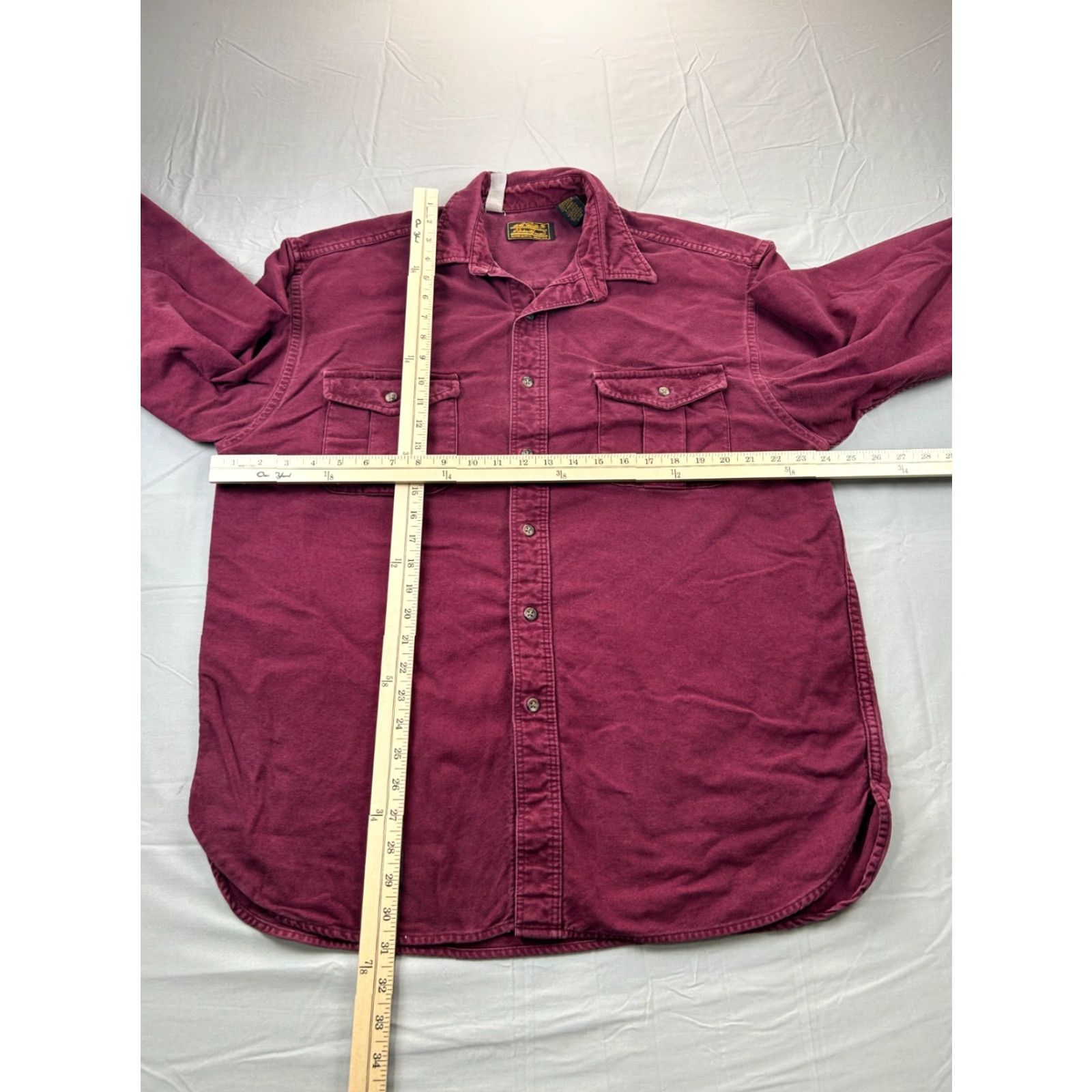 Eddie Bauer VINTAGE Eddie Bauer Flannel Shirt XL Red Hunting Chamois 2 Pocket Oudoor 90s Mens Mens Size US XL / EU 56 / 4 - 4 Thumbnail