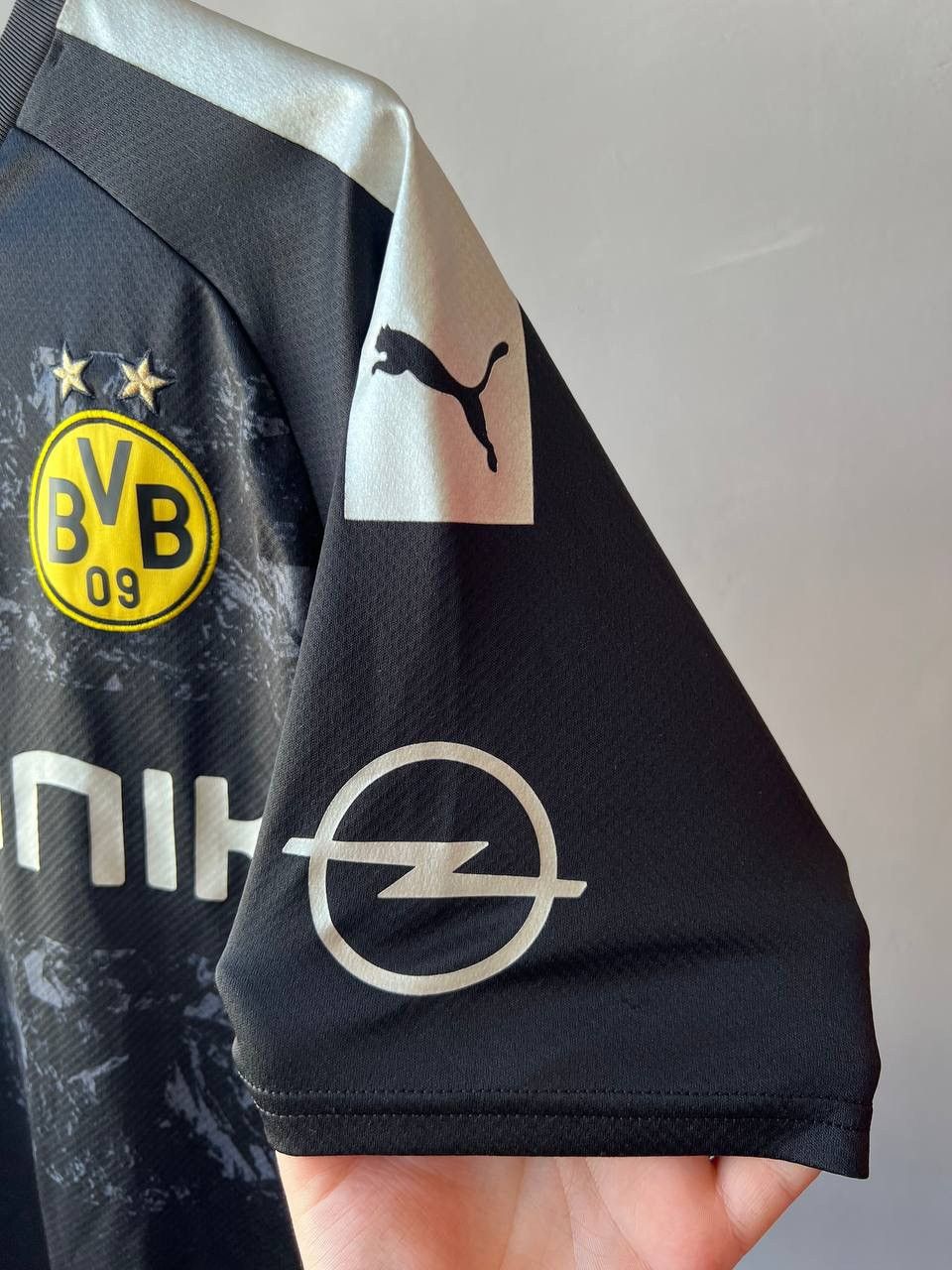 Puma 2019/20 BORUSSIA DORTMUND #7 SANCHO AWAY SOCCER JERSEY SHIRT Size US L / EU 52-54 / 3 - 8 Thumbnail