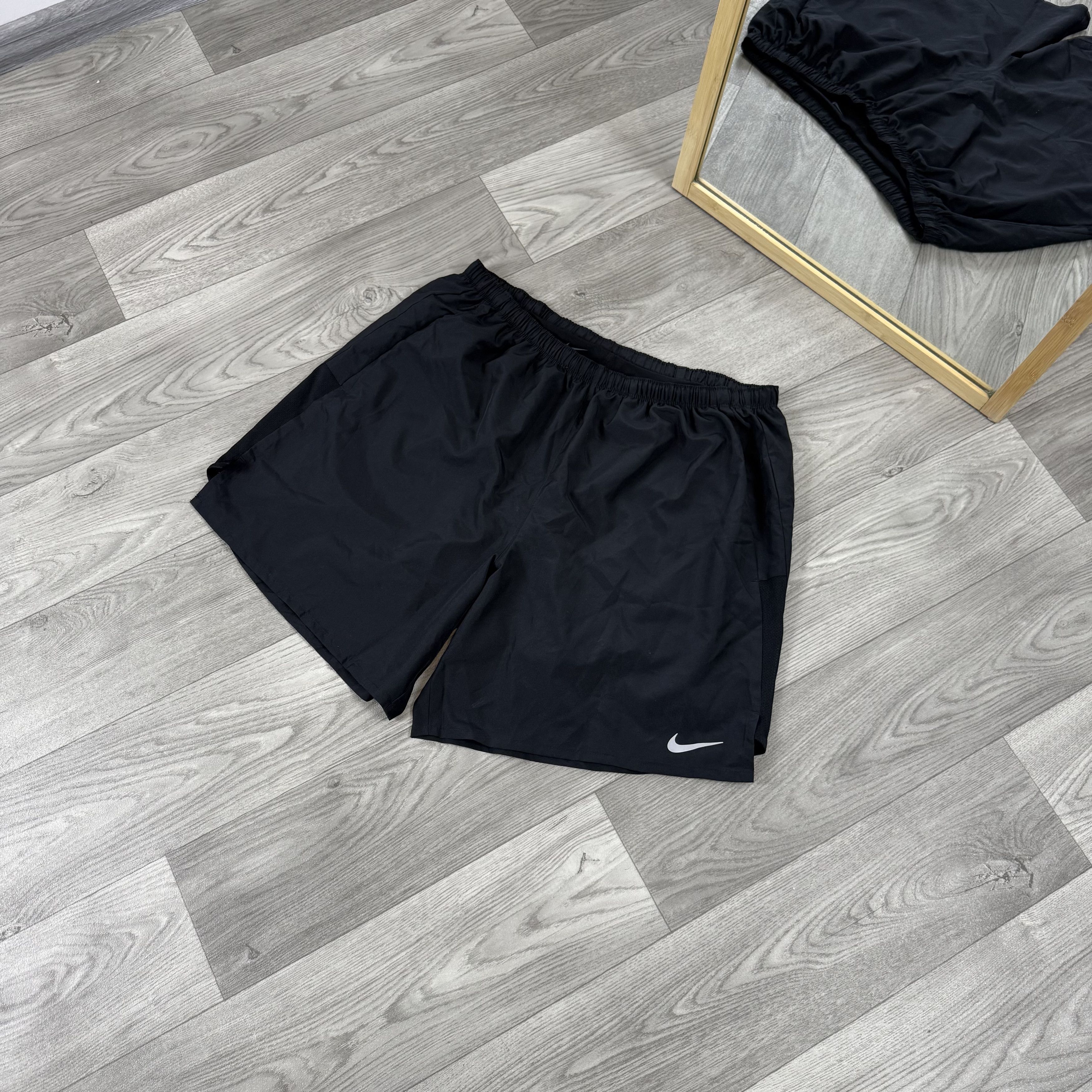 Nike Nike Dri-Fit Running Black Training Shorts Size US 36 / EU 52 - 3 Thumbnail