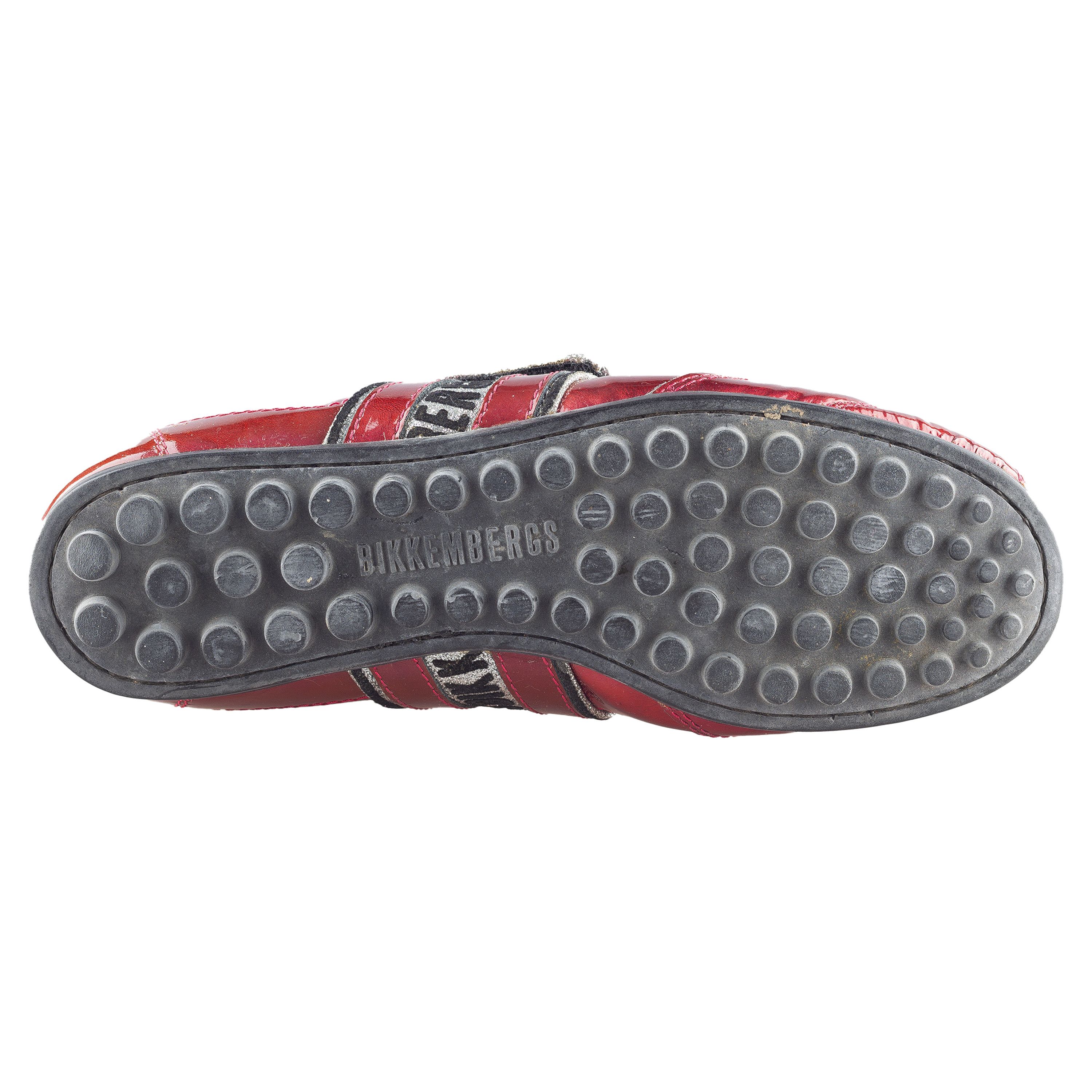 Dirk Bikkembergs Dirk Bikkembergs Vintage Red Patent Leather Sneakers (36 EU) Size US 5 / IT 35 - 5 Thumbnail