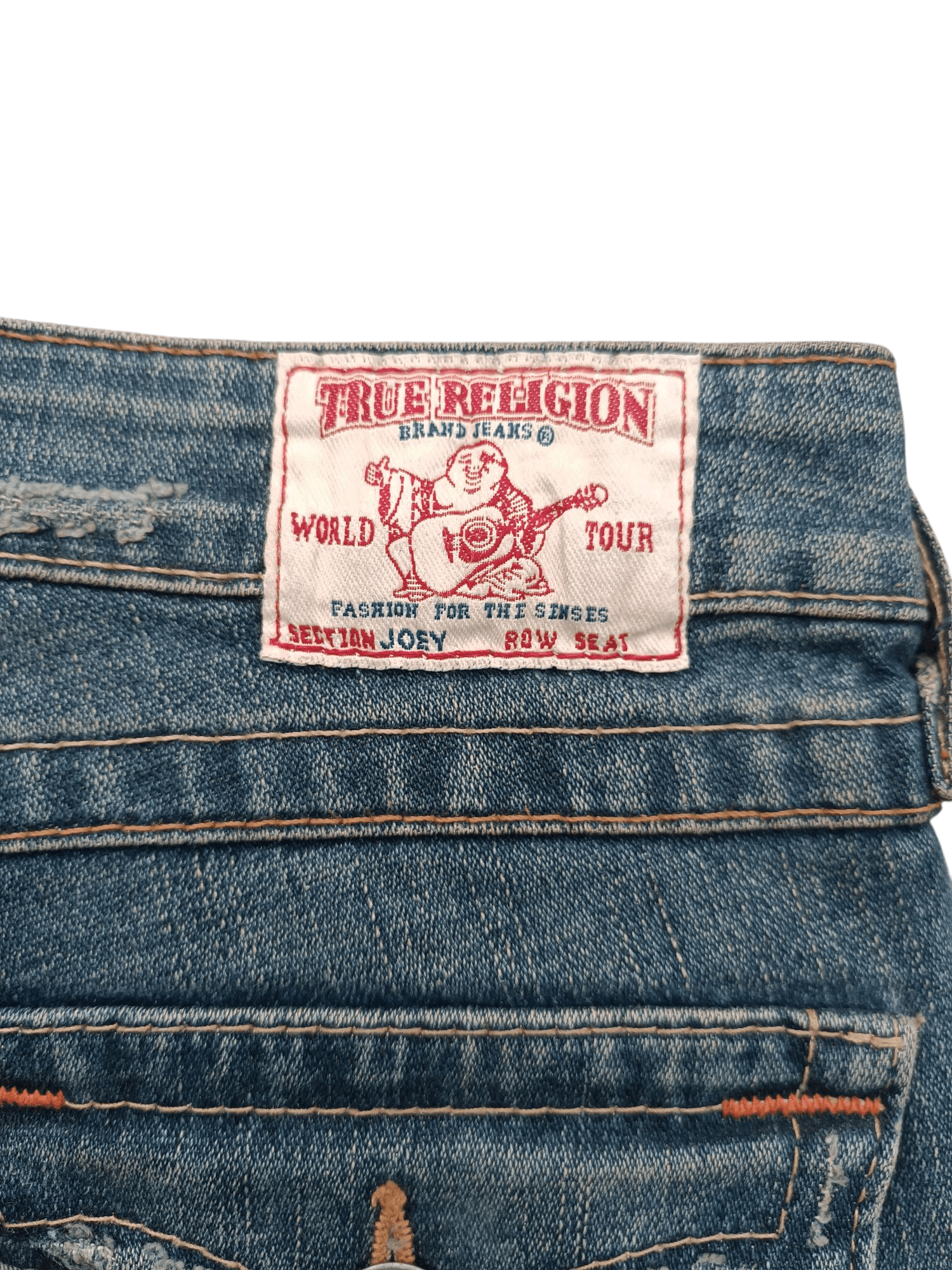 True Religion × Vintage VINTAGE FLARED TRUE RELIGION JOEY DISTRESSED DENIM TR018 Size US 27 - 11 Thumbnail